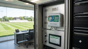 2 wire system controller for soccer field